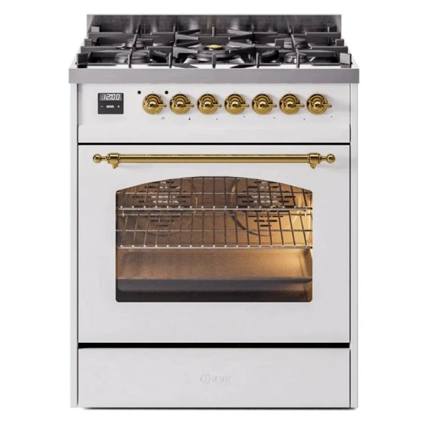 ILVE 30" Nostalgie II Series Freestanding Single Oven Dual Fuel Range with 5 Sealed Burners - UP30NMP - Image 39