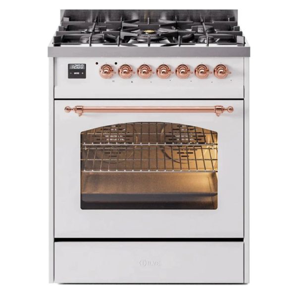 ILVE 30" Nostalgie II Series Freestanding Single Oven Dual Fuel Range with 5 Sealed Burners - UP30NMP - Image 40