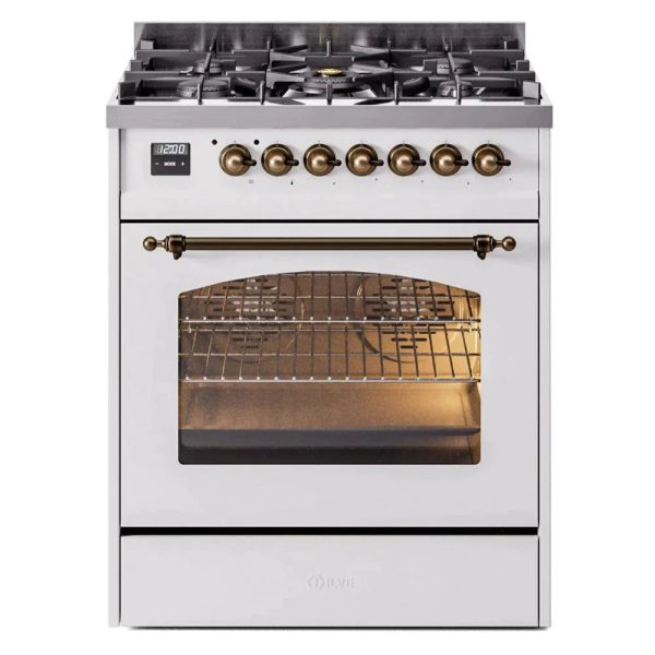 ILVE 30" Nostalgie II Series Freestanding Single Oven Dual Fuel Range with 5 Sealed Burners - UP30NMP - Image 36