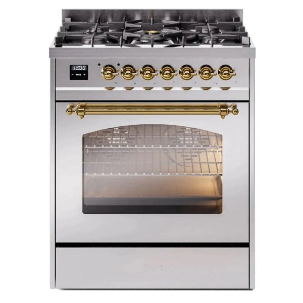 ILVE 30" Nostalgie II Series Freestanding Single Oven Dual Fuel Range with 5 Sealed Burners - UP30NMP - Image 26