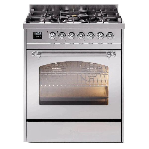 ILVE 30" Nostalgie II Series Freestanding Single Oven Dual Fuel Range with 5 Sealed Burners - UP30NMP - Image 29