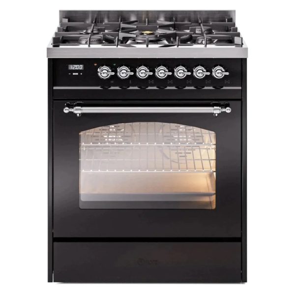 ILVE 30" Nostalgie II Series Freestanding Single Oven Dual Fuel Range with 5 Sealed Burners - UP30NMP - Image 6