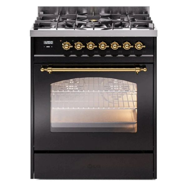 ILVE 30" Nostalgie II Series Freestanding Single Oven Dual Fuel Range with 5 Sealed Burners - UP30NMP - Image 7