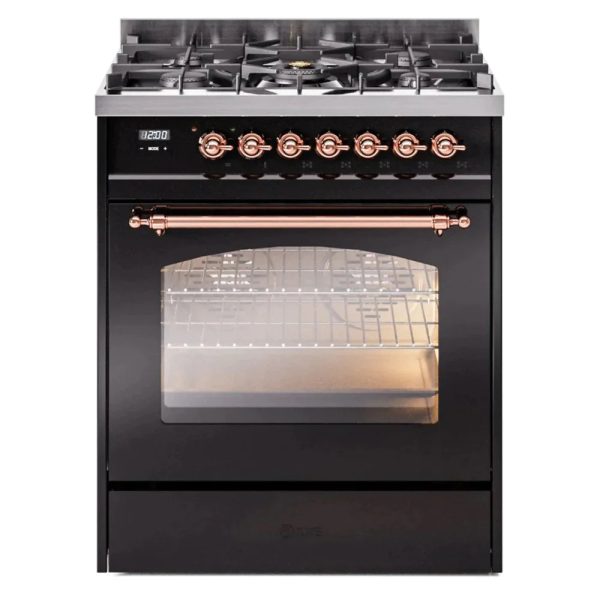 ILVE 30" Nostalgie II Series Freestanding Single Oven Dual Fuel Range with 5 Sealed Burners - UP30NMP - Image 8
