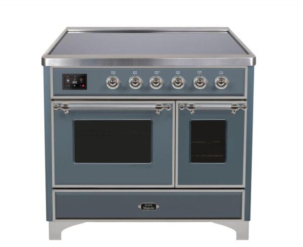 ILVE 40 Inch Majestic II Series Freestanding Electric Double Oven Range with 6 Elements, Triple Glass Cool Door, Convection Oven, TFT Oven Control Display and Child Lock (UMDI10NS3) - Image 42