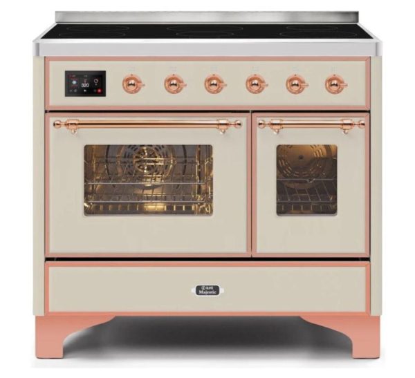 ILVE 40 Inch Majestic II Series Freestanding Electric Double Oven Range with 6 Elements, Triple Glass Cool Door, Convection Oven, TFT Oven Control Display and Child Lock (UMDI10NS3) - Image 8