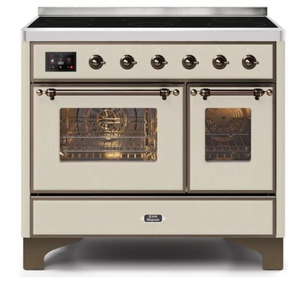 ILVE 40 Inch Majestic II Series Freestanding Electric Double Oven Range with 6 Elements, Triple Glass Cool Door, Convection Oven, TFT Oven Control Display and Child Lock (UMDI10NS3) - Image 5