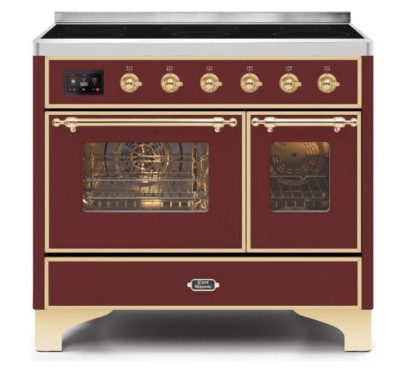 ILVE 40 Inch Majestic II Series Freestanding Electric Double Oven Range with 6 Elements, Triple Glass Cool Door, Convection Oven, TFT Oven Control Display and Child Lock (UMDI10NS3) - Image 15