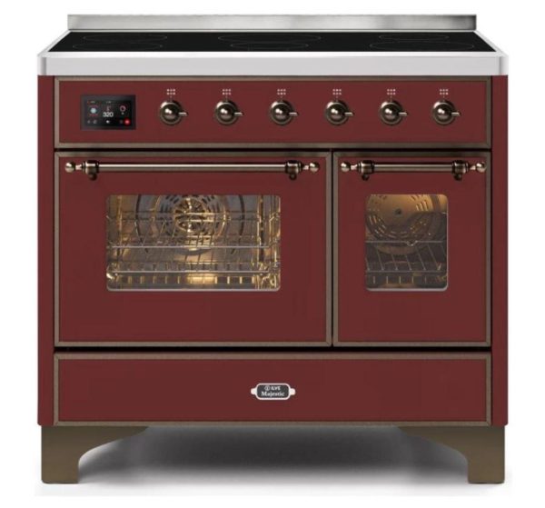 ILVE 40 Inch Majestic II Series Freestanding Electric Double Oven Range with 6 Elements, Triple Glass Cool Door, Convection Oven, TFT Oven Control Display and Child Lock (UMDI10NS3) - Image 13