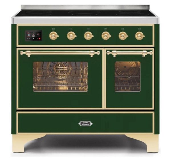 ILVE 40 Inch Majestic II Series Freestanding Electric Double Oven Range with 6 Elements, Triple Glass Cool Door, Convection Oven, TFT Oven Control Display and Child Lock (UMDI10NS3) - Image 19