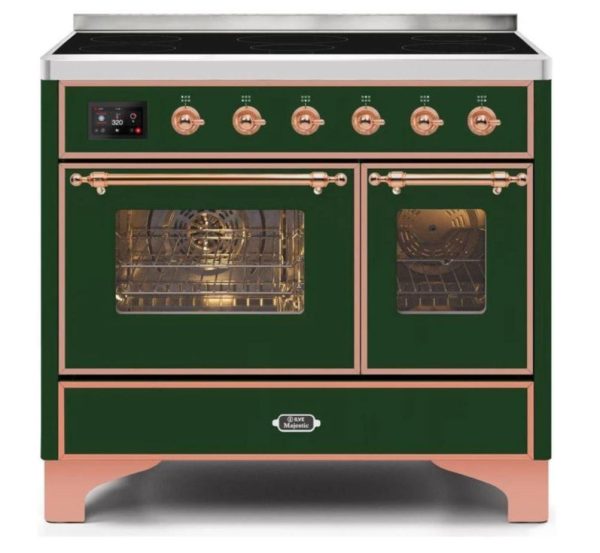 ILVE 40 Inch Majestic II Series Freestanding Electric Double Oven Range with 6 Elements, Triple Glass Cool Door, Convection Oven, TFT Oven Control Display and Child Lock (UMDI10NS3) - Image 20