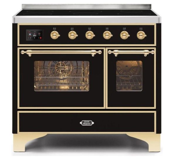 ILVE 40 Inch Majestic II Series Freestanding Electric Double Oven Range with 6 Elements, Triple Glass Cool Door, Convection Oven, TFT Oven Control Display and Child Lock (UMDI10NS3) - Image 11