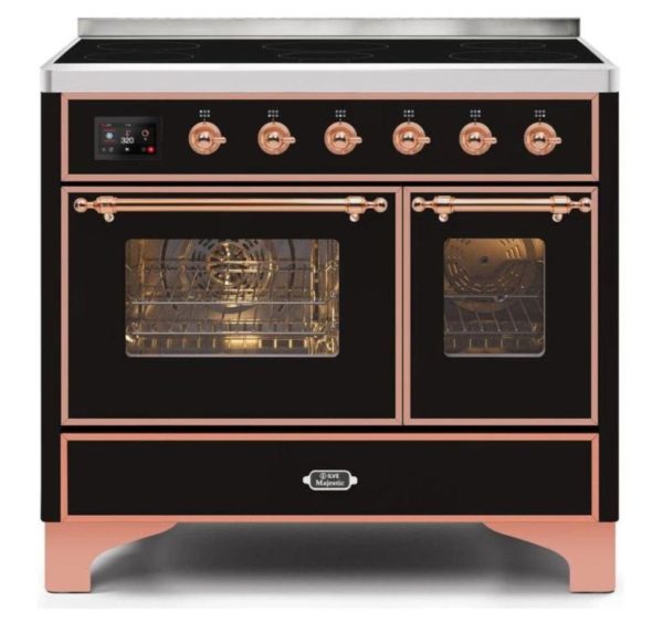 ILVE 40 Inch Majestic II Series Freestanding Electric Double Oven Range with 6 Elements, Triple Glass Cool Door, Convection Oven, TFT Oven Control Display and Child Lock (UMDI10NS3) - Image 12