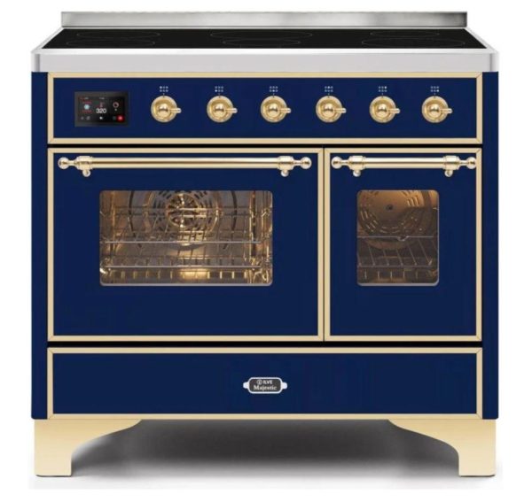 ILVE 40 Inch Majestic II Series Freestanding Electric Double Oven Range with 6 Elements, Triple Glass Cool Door, Convection Oven, TFT Oven Control Display and Child Lock (UMDI10NS3) - Image 23