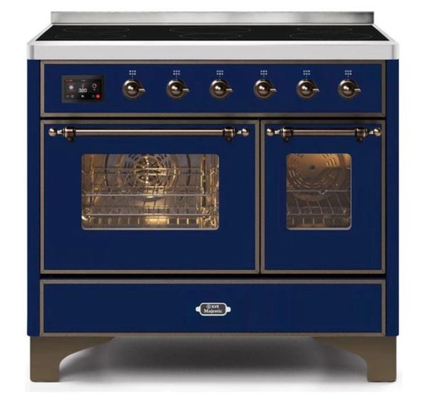 ILVE 40 Inch Majestic II Series Freestanding Electric Double Oven Range with 6 Elements, Triple Glass Cool Door, Convection Oven, TFT Oven Control Display and Child Lock (UMDI10NS3) - Image 21