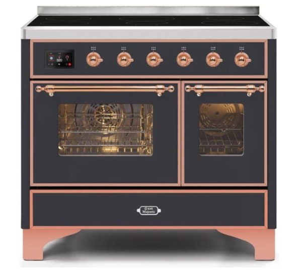 ILVE 40 Inch Majestic II Series Freestanding Electric Double Oven Range with 6 Elements, Triple Glass Cool Door, Convection Oven, TFT Oven Control Display and Child Lock (UMDI10NS3) - Image 28
