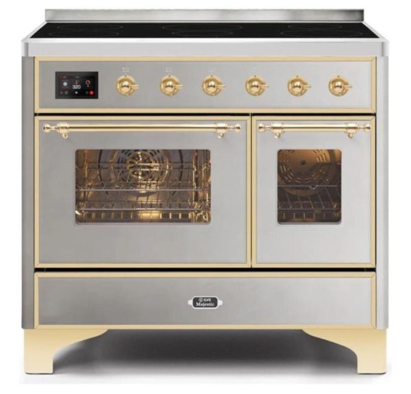 ILVE 40 Inch Majestic II Series Freestanding Electric Double Oven Range with 6 Elements, Triple Glass Cool Door, Convection Oven, TFT Oven Control Display and Child Lock (UMDI10NS3) - Image 31