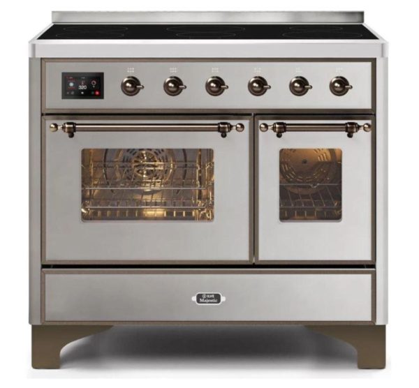 ILVE 40 Inch Majestic II Series Freestanding Electric Double Oven Range with 6 Elements, Triple Glass Cool Door, Convection Oven, TFT Oven Control Display and Child Lock (UMDI10NS3) - Image 29