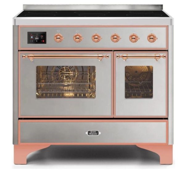 ILVE 40 Inch Majestic II Series Freestanding Electric Double Oven Range with 6 Elements, Triple Glass Cool Door, Convection Oven, TFT Oven Control Display and Child Lock (UMDI10NS3) - Image 32
