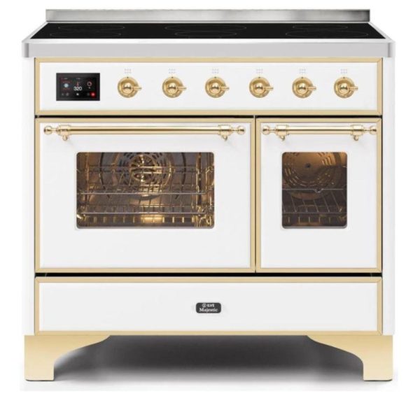ILVE 40 Inch Majestic II Series Freestanding Electric Double Oven Range with 6 Elements, Triple Glass Cool Door, Convection Oven, TFT Oven Control Display and Child Lock (UMDI10NS3) - Image 35