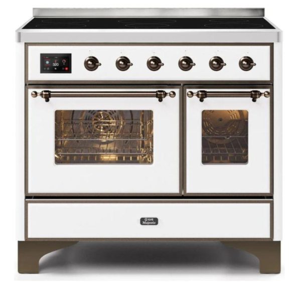 ILVE 40 Inch Majestic II Series Freestanding Electric Double Oven Range with 6 Elements, Triple Glass Cool Door, Convection Oven, TFT Oven Control Display and Child Lock (UMDI10NS3) - Image 33