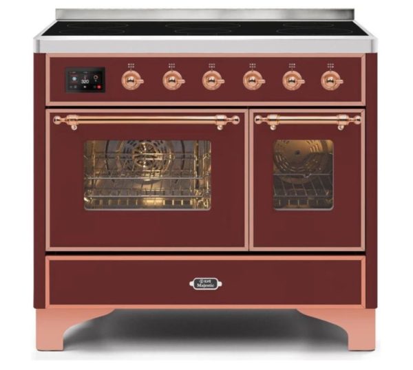 ILVE 40 Inch Majestic II Series Freestanding Electric Double Oven Range with 6 Elements, Triple Glass Cool Door, Convection Oven, TFT Oven Control Display and Child Lock (UMDI10NS3) - Image 16