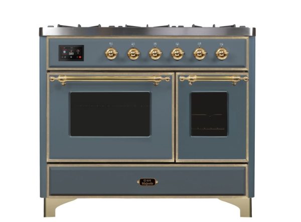 ILVE 40 Inch Majestic II Series Natural Gas/ Propane Gas Burner and Electric Oven with 6 Sealed Burners (UMD10FDNS3) - Image 48