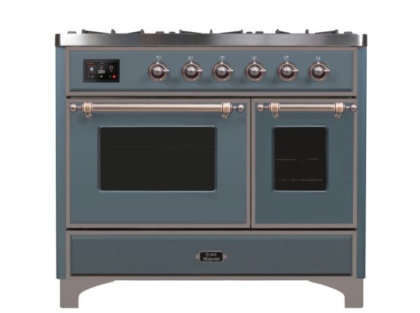 ILVE 40 Inch Majestic II Series Natural Gas/ Propane Gas Burner and Electric Oven with 6 Sealed Burners (UMD10FDNS3) - Image 49