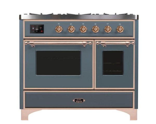ILVE 40 Inch Majestic II Series Natural Gas/ Propane Gas Burner and Electric Oven with 6 Sealed Burners (UMD10FDNS3) - Image 50