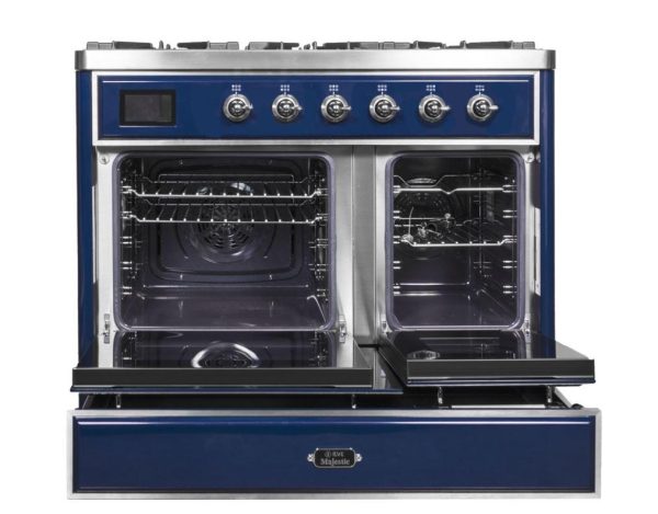 ILVE 40 Inch Majestic II Series Natural Gas/ Propane Gas Burner and Electric Oven with 6 Sealed Burners (UMD10FDNS3) - Image 37