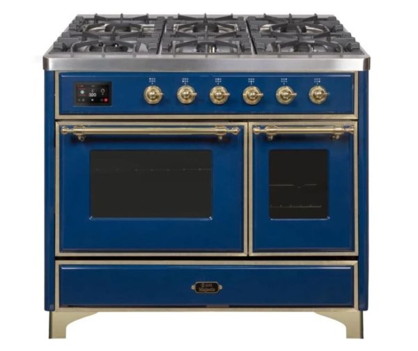 ILVE 40 Inch Majestic II Series Natural Gas/ Propane Gas Burner and Electric Oven with 6 Sealed Burners (UMD10FDNS3) - Image 19