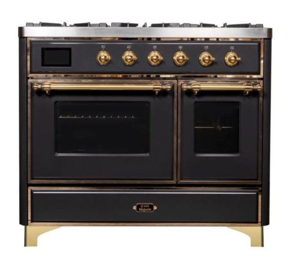 ILVE 40 Inch Majestic II Series Natural Gas/ Propane Gas Burner and Electric Oven with 6 Sealed Burners (UMD10FDNS3) - Image 23