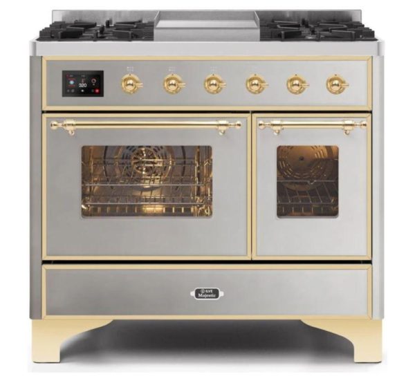 ILVE 40 Inch Majestic II Series Natural Gas/ Propane Gas Burner and Electric Oven with 6 Sealed Burners (UMD10FDNS3) - Image 31
