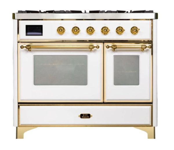 ILVE 40 Inch Majestic II Series Natural Gas/ Propane Gas Burner and Electric Oven with 6 Sealed Burners (UMD10FDNS3) - Image 35