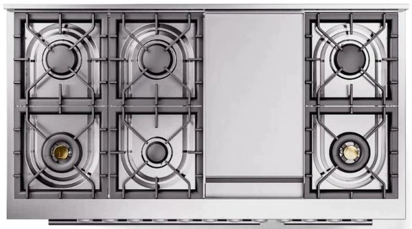 ILVE 48-Inch Professional Plus II Freestanding Dual Fuel Range with 8 Sealed Burner - UP48FWMP - Image 14