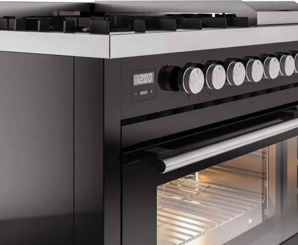 ILVE 48-Inch Professional Plus II Freestanding Dual Fuel Range with 8 Sealed Burner - UP48FWMP - Image 22