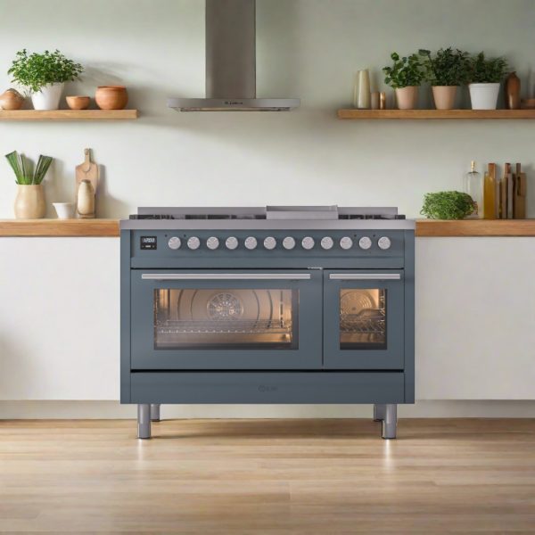 ILVE 48-Inch Professional Plus II Freestanding Dual Fuel Range with 8 Sealed Burner - UP48FWMP - Image 28