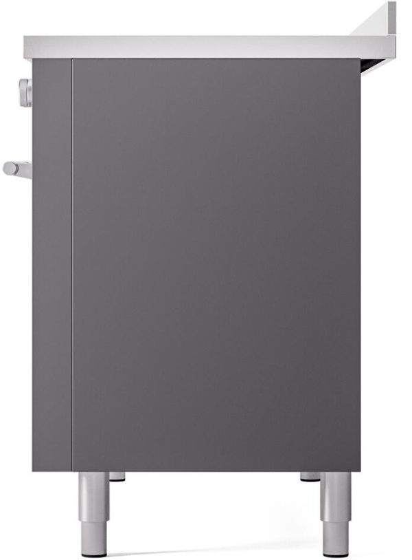 ILVE 48" Professional Plus II Series Freestanding Electric Double Oven Range with 8 Elements, Triple Glass Cool Door, Convection Oven, TFT Oven Control Display and Child Lock - UPI486WMP - Image 33