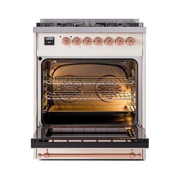ILVE Nostalgie II 30" Dual Fuel Range with 5 Sealed Burners Solid Door - UP30QNMP - Image 41