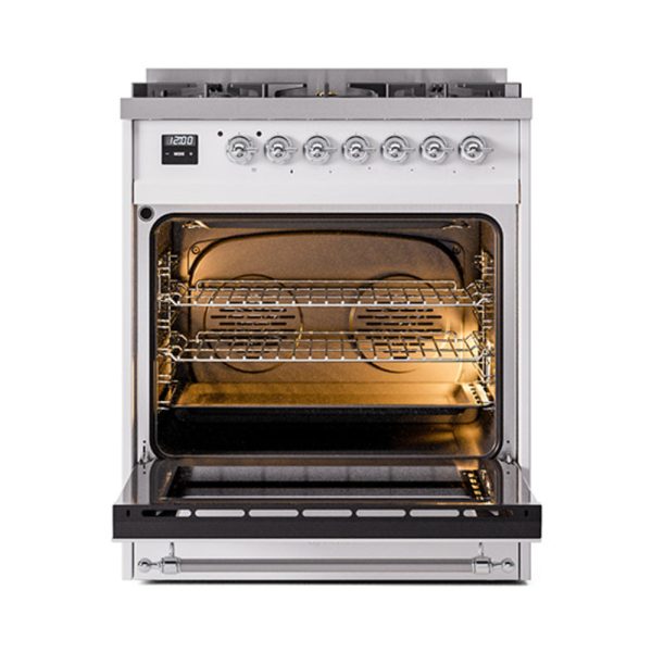 ILVE Nostalgie II 30" Dual Fuel Range with 5 Sealed Burners Solid Door - UP30QNMP - Image 43