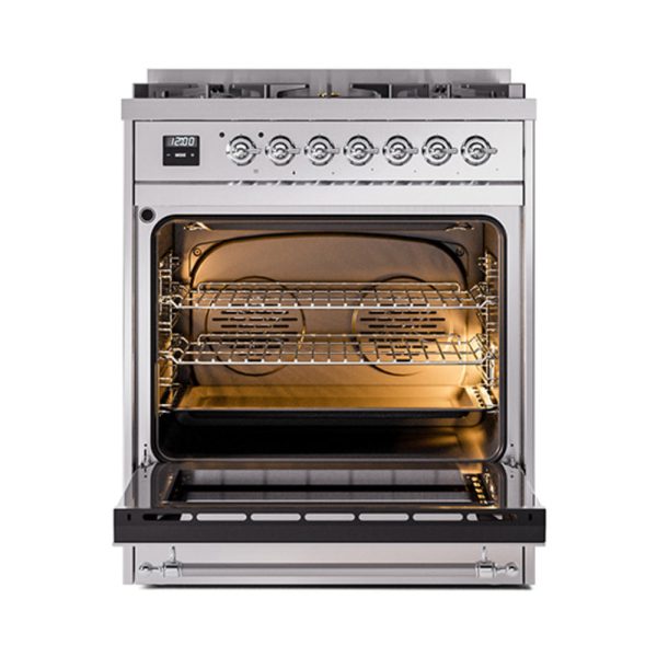 ILVE Nostalgie II 30" Dual Fuel Range with 5 Sealed Burners Solid Door - UP30QNMP - Image 44