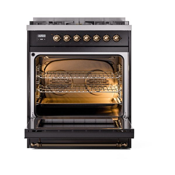 ILVE Nostalgie II 30" Dual Fuel Range with 5 Sealed Burners Solid Door - UP30QNMP - Image 48