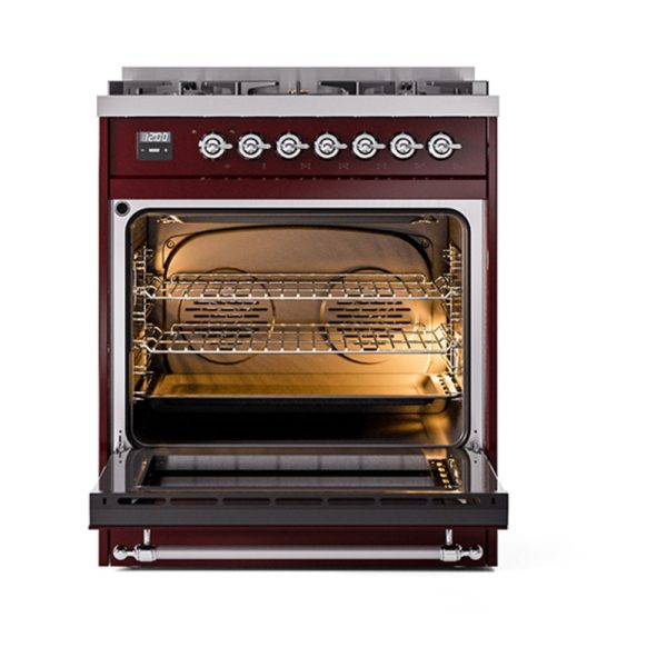 ILVE Nostalgie II 30" Dual Fuel Range with 5 Sealed Burners Solid Door - UP30QNMP - Image 50