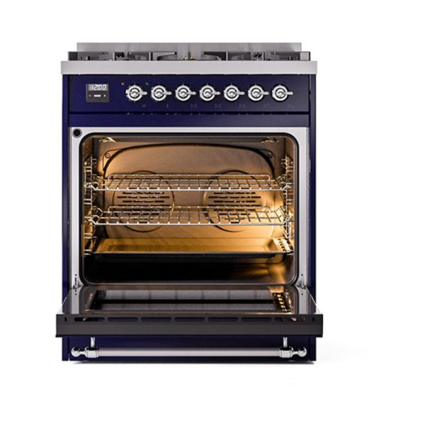 ILVE Nostalgie II 30" Dual Fuel Range with 5 Sealed Burners Solid Door - UP30QNMP - Image 52
