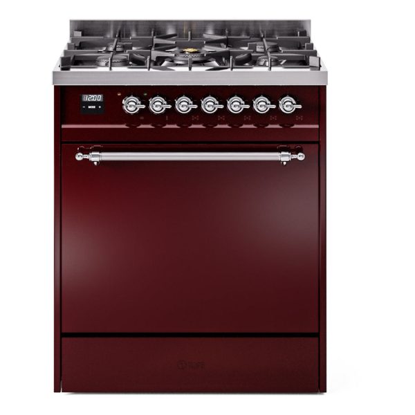 ILVE Nostalgie II 30" Dual Fuel Range with 5 Sealed Burners Solid Door - UP30QNMP - Image 14