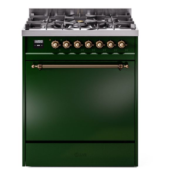 ILVE Nostalgie II 30" Dual Fuel Range with 5 Sealed Burners Solid Door - UP30QNMP - Image 17