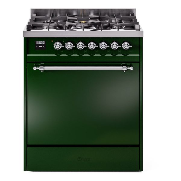 ILVE Nostalgie II 30" Dual Fuel Range with 5 Sealed Burners Solid Door - UP30QNMP - Image 18