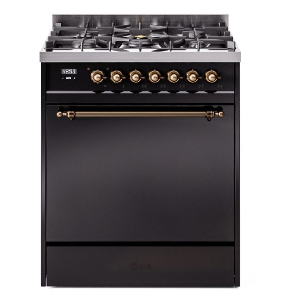 ILVE Nostalgie II 30" Dual Fuel Range with 5 Sealed Burners Solid Door - UP30QNMP - Image 9
