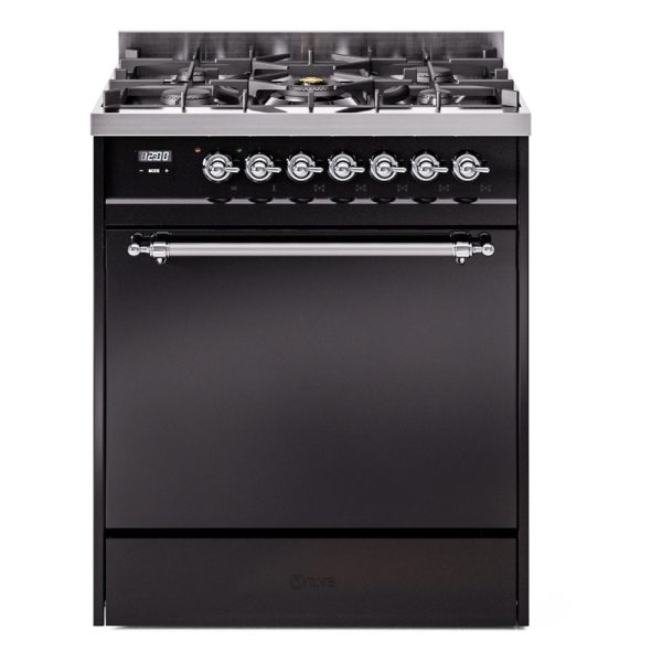 ILVE Nostalgie II 30" Dual Fuel Range with 5 Sealed Burners Solid Door - UP30QNMP - Image 10