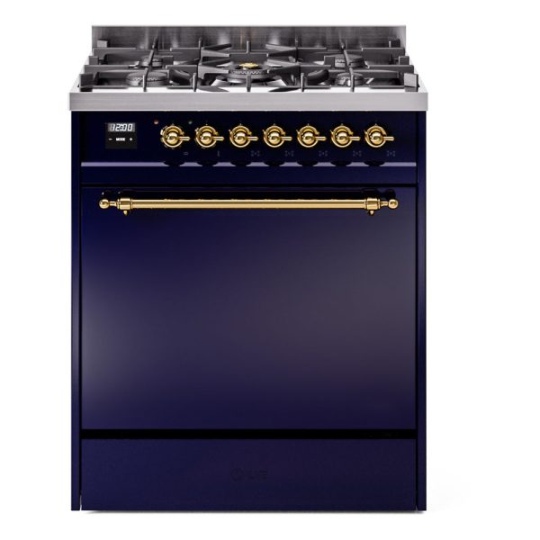 ILVE Nostalgie II 30" Dual Fuel Range with 5 Sealed Burners Solid Door - UP30QNMP - Image 23